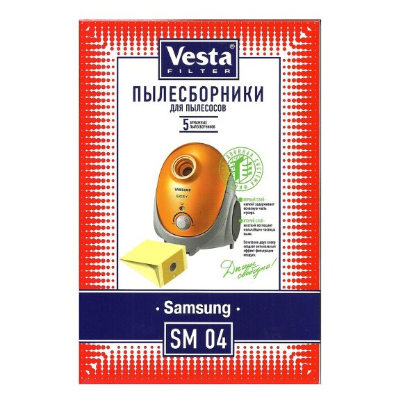 Бумажные пылесборники Vesta Filter SM 04
