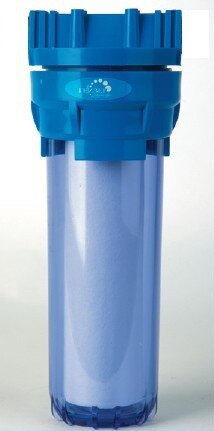 Гейзер 10" SL 1/2" Корпус прозрачный фильтра для воды без ниппелей