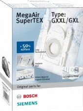 Мешки-пылесборники Bosch тип "G XXL / G XL" BBZ41GXXLP Мешки-пылесборники Bosch тип "G XXL / G XL" BBZ41GXXLP